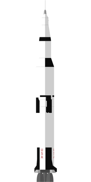 Saturn v Saturn 5 Rocket Stickdatei