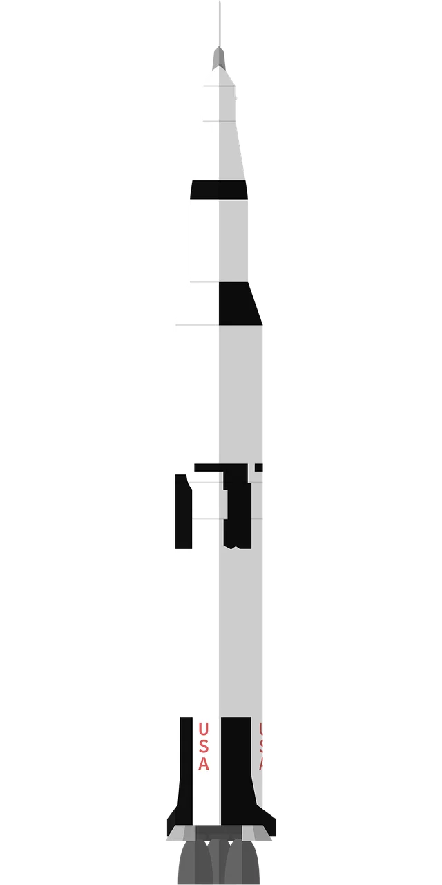 Saturn v Saturn 5 Rocket Stickdatei – Kinder