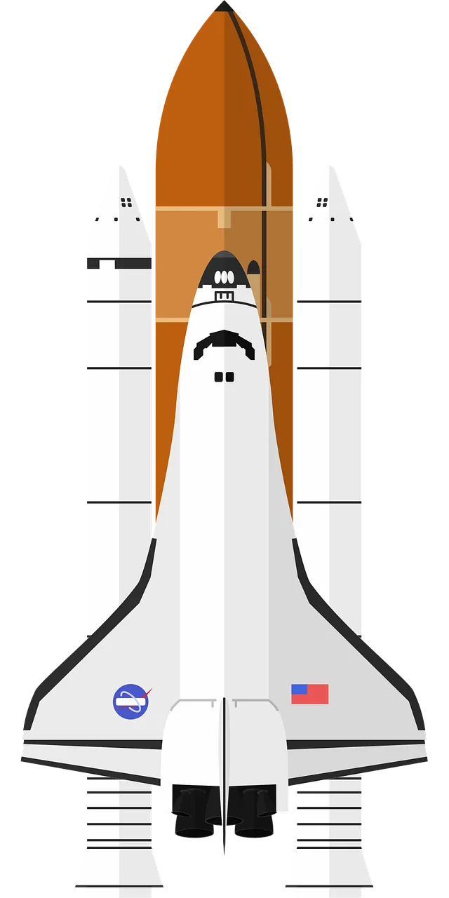 Space shuttle Rocket Challenger Stickdatei – Kinder