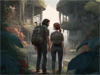 Last of us Art work Drawing Stickdatei