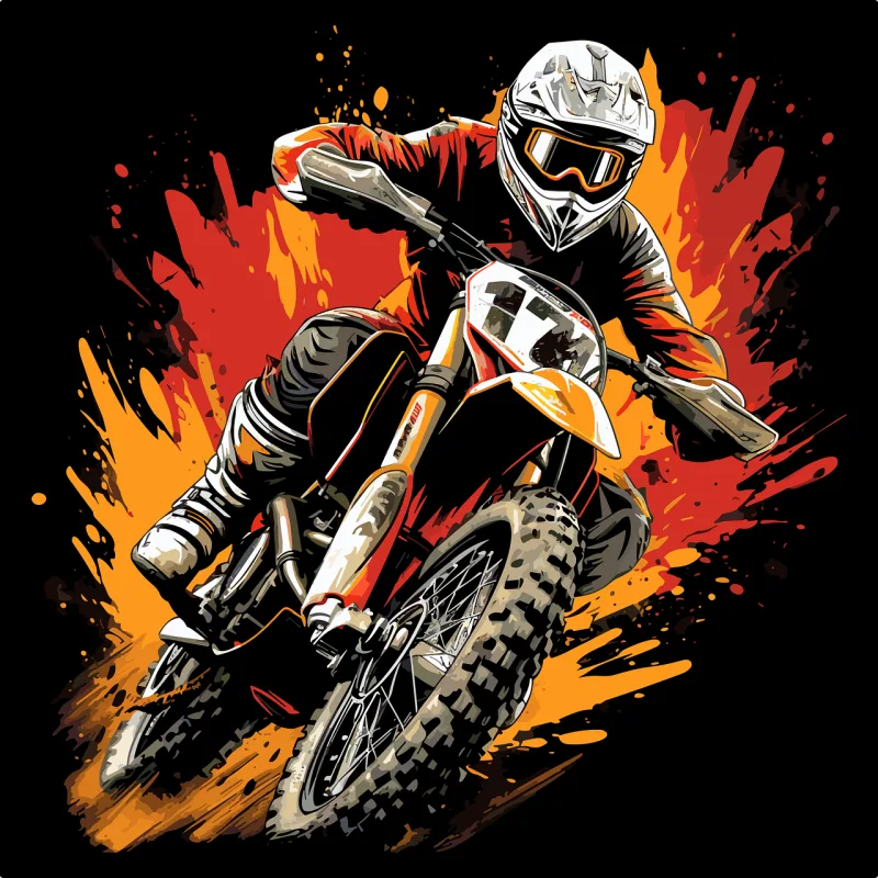 Ai generated Motorcycle Bike Stickdatei – Fahrzeuge