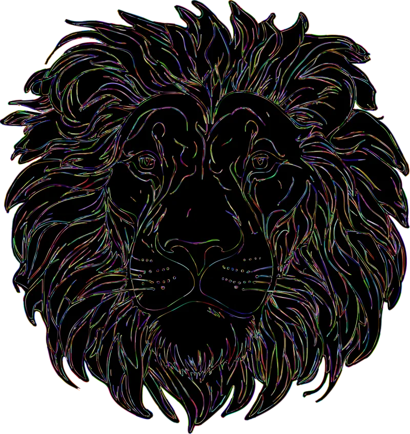 Lion Animal Feline Stickdatei – Tiere
