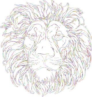 Lion Animal Nature Stickdatei