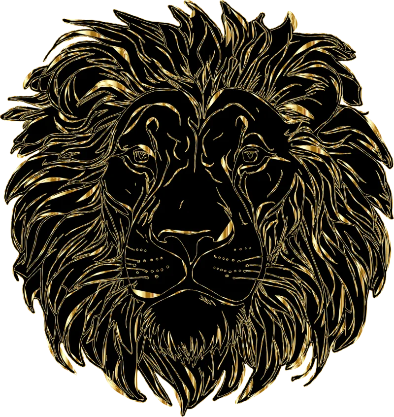 Lion Feline Animal Stickdatei – Tiere