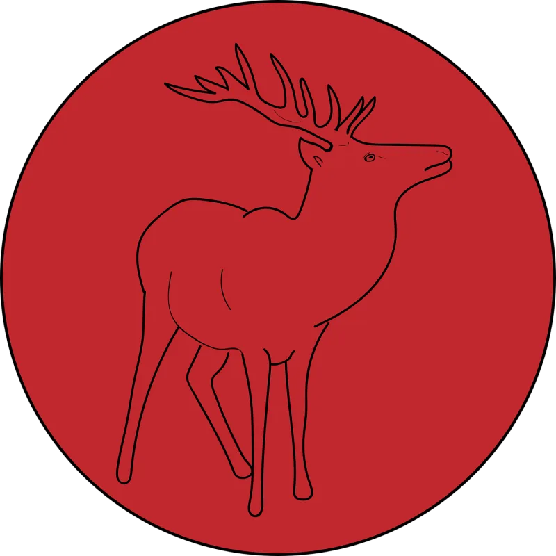 Reindeer Deer Capricorn Stickdatei – Weihnachten
