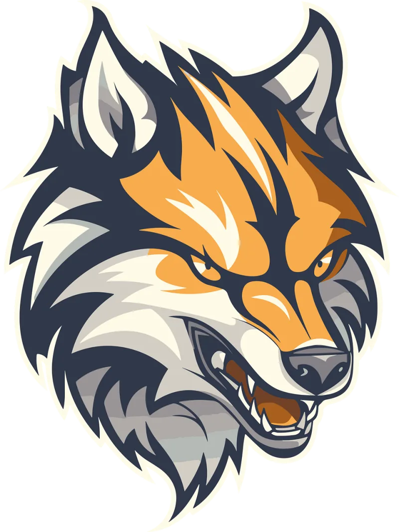 Fox Logo Mascot Stickdatei – Tiere