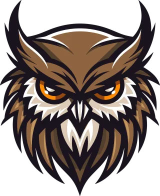 Owl Logo Bird Stickdatei