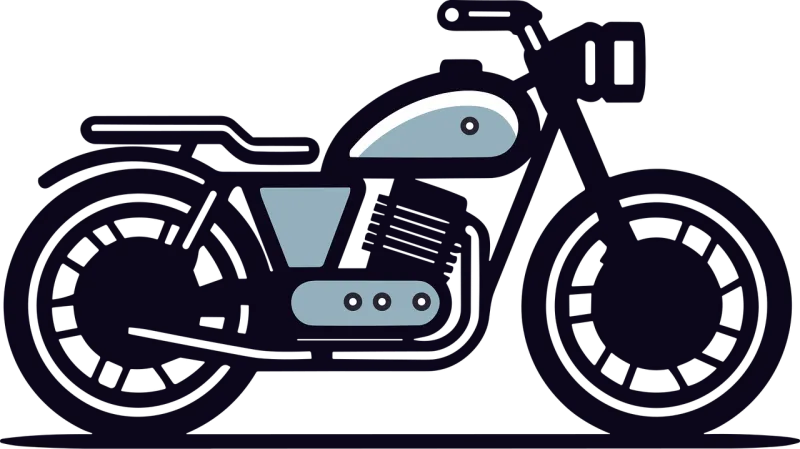 Motorbike Motorcycle Art Stickdatei – Fahrzeuge