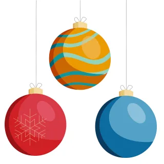 Christmas Christmas balls Christmas baubles Stickdatei