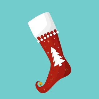 Christmas stocking Christmas Gift Stickdatei