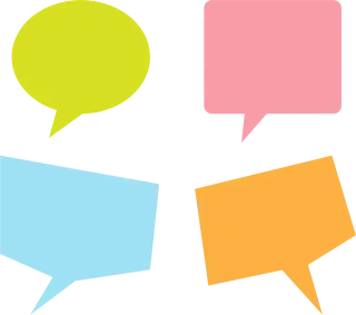 Speech Bubble Communication Stickdatei