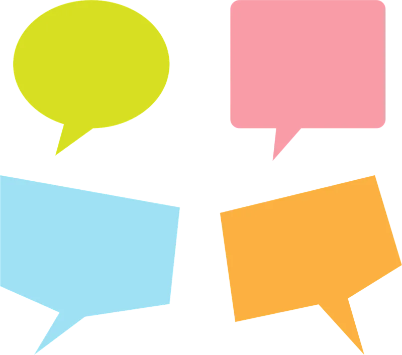 Speech Bubble Communication Stickdatei – Fahrzeuge