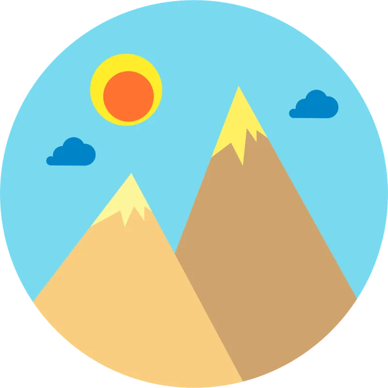 Mount Sky Sun Stickdatei – Natur