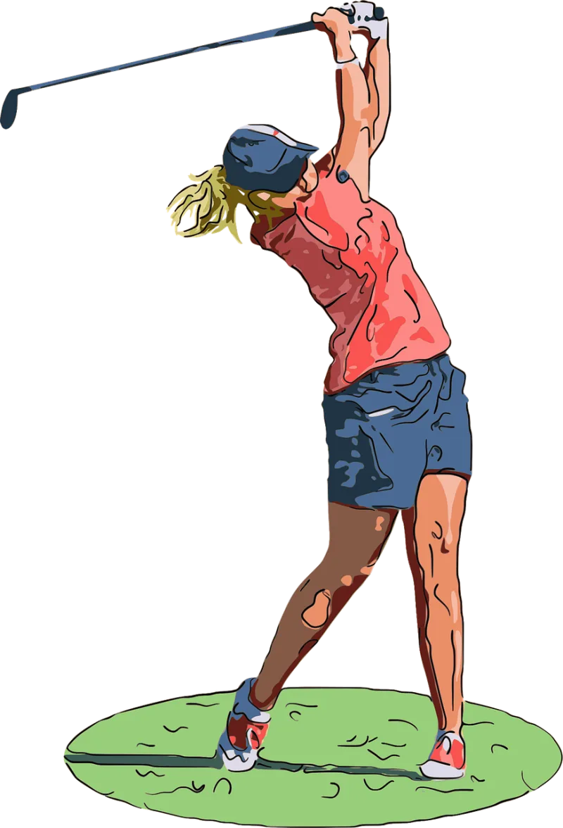 Golf Sport Golfer Stickdatei – Sport