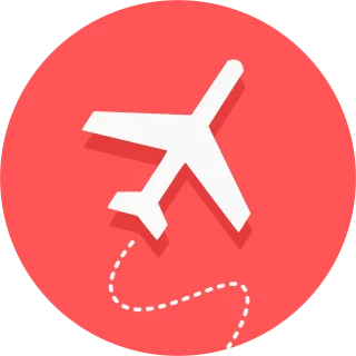 Plane Icon Airplane Stickdatei