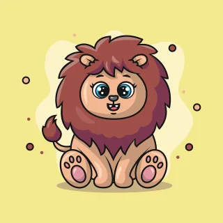 Lion Predator Animal Stickdatei