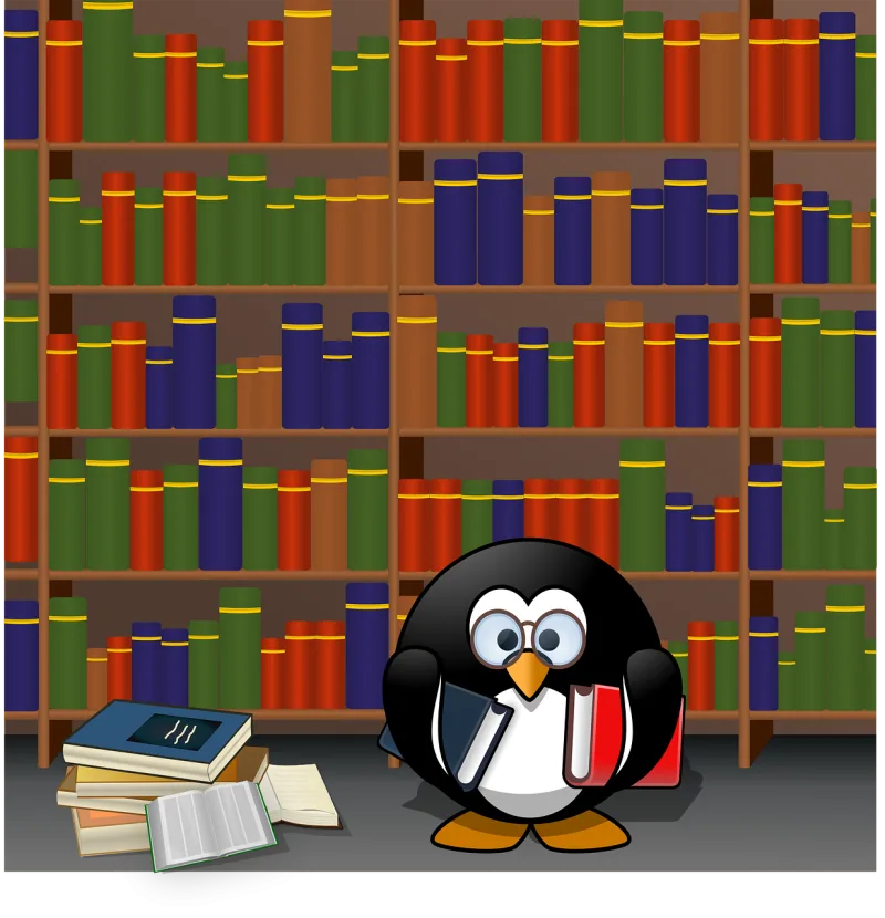 Penguin Books Library Stickdatei – Tiere