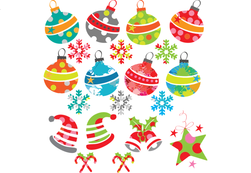 Christmas ornaments Christmas decorations Xmas Stickdatei – Weihnachten