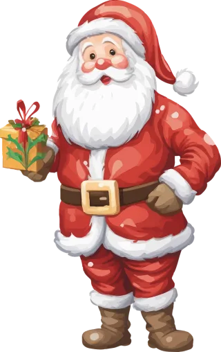 Santa claus Christmas Holidays Stickdatei