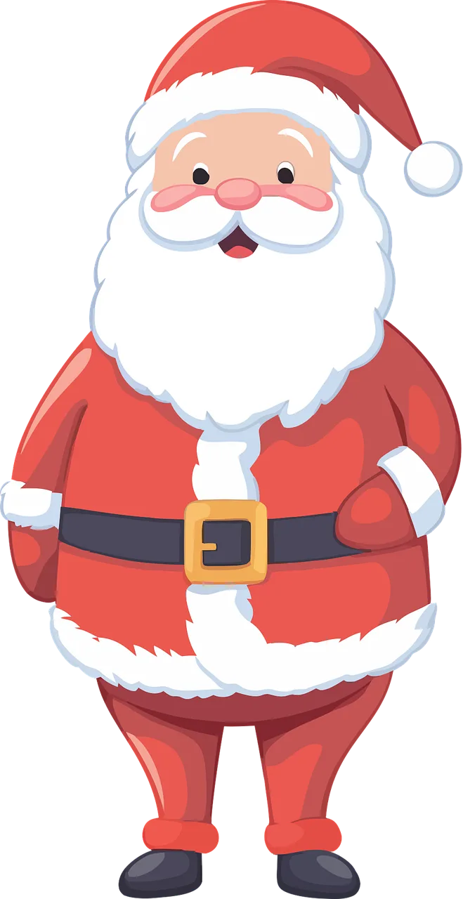 Santa claus Christmas Holidays Stickdatei – Weihnachten