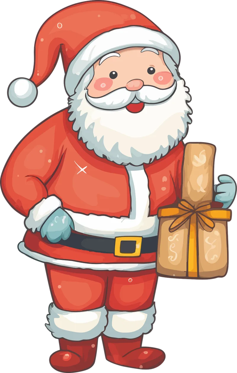Santa claus Christmas Holidays Stickdatei – Weihnachten