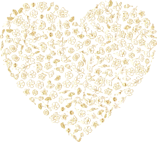 Heart Flowers Love Stickdatei – Herzen & Liebe