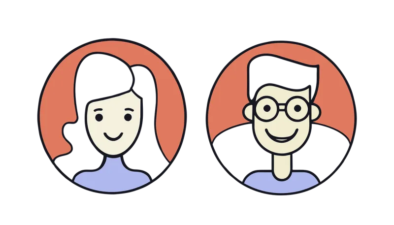 Ai generated Woman Man Stickdatei – Herzen & Liebe