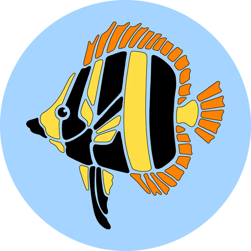 Fish Animal Cartoon Stickdatei – Tiere