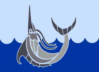 Fish Marlin Animal Stickdatei