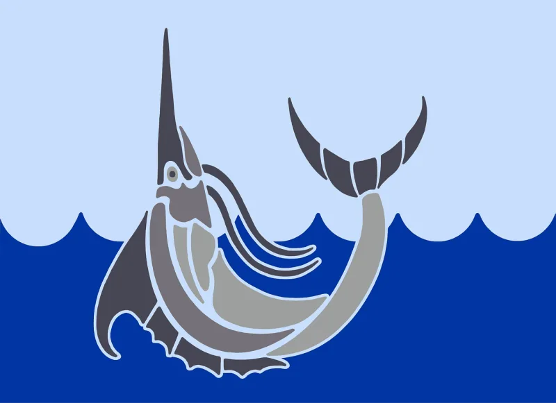 Fish Marlin Animal Stickdatei – Tiere