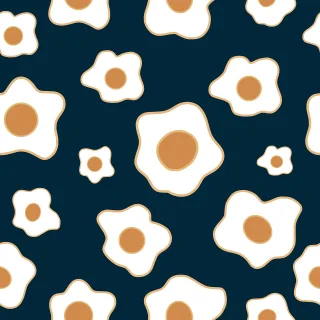 Flowers Egg Pattern Stickdatei