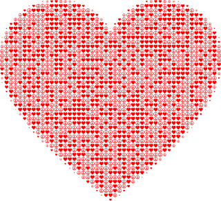 Heart Love Peace Stickdatei