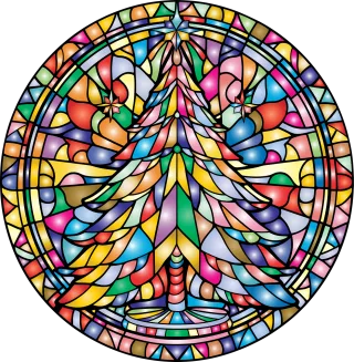 Christmas tree Christmas Jesus christ Stickdatei