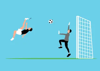 Goalkeeper Football Soccer Stickdatei