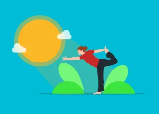 Yoga Training Meditation Stickdatei – Sport