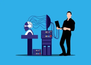 Programming Cyborg Machine learning Stickdatei