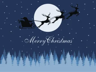 Christmas Christmas card Santa claus Stickdatei