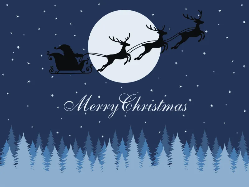 Christmas Christmas card Santa claus Stickdatei – Weihnachten