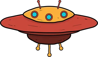 Alien Spaceship Ufo Stickdatei – Fahrzeuge