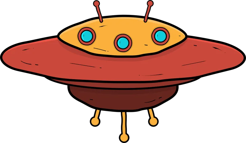 Alien Spaceship Ufo Stickdatei – Fahrzeuge