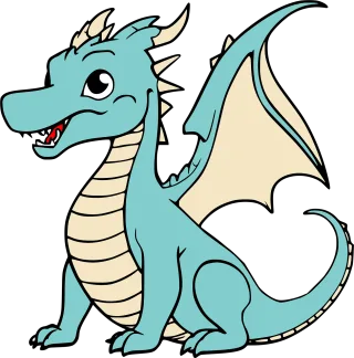 Dragon Creature Baby dragon Stickdatei