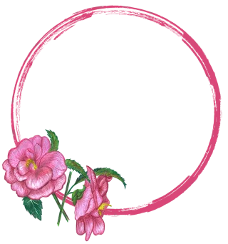 Roses Frame Ring Stickdatei
