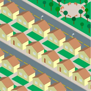Town City Village Stickdatei
