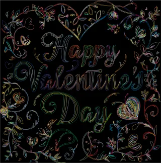 Happy valentine's day Valentines Romance Stickdatei
