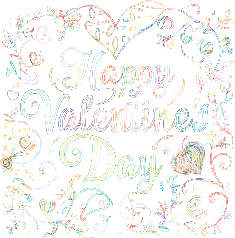 Happy valentine's day Valentines Romance Stickdatei – Herzen & Liebe