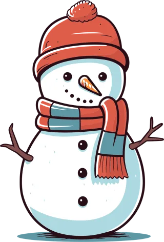 Snowman Scarf Carrot Stickdatei – Weihnachten