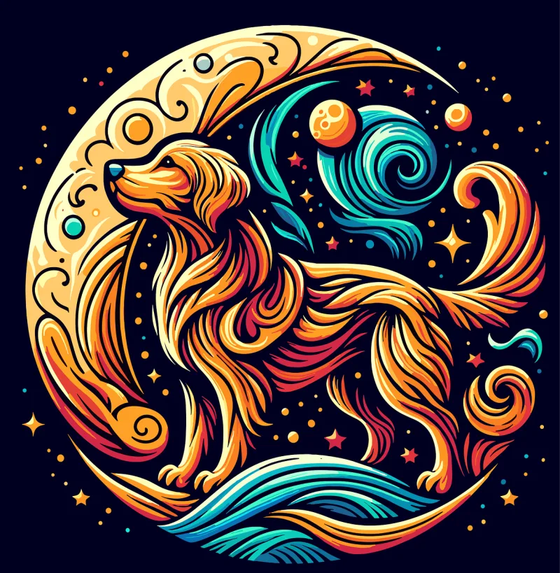 Dog Galaxy Space Stickdatei – Natur