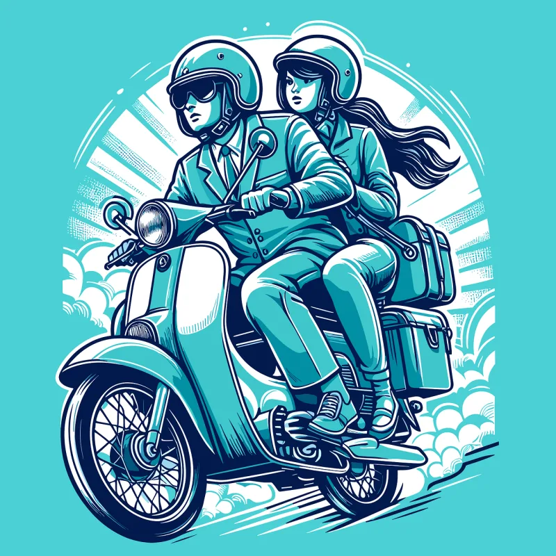Ride Couple Bike Stickdatei – Herzen & Liebe
