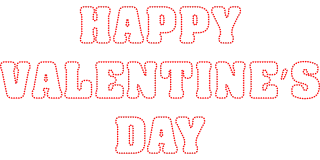 Happy valentine's day Valentines Typography Stickdatei