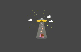 Shopping Market Ufo Stickdatei